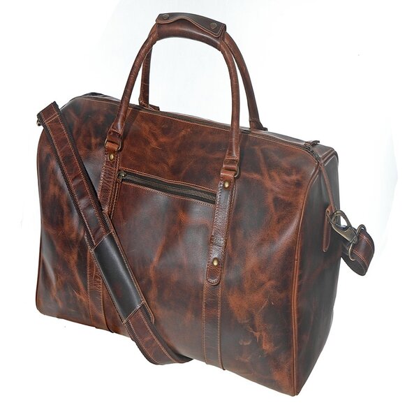 Artizanni Handmade Premium Leather Travel BLACK FRIDAY CYBER MONDAY DEALS - Picture 1 of 2